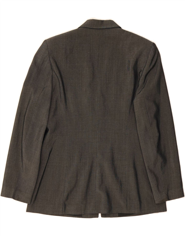 BERRI Mens 2 Button Blazer Jacket UK 38 Medium Grey Wool Vintage Berri and Second-Hand Berri from Messina Hembry 