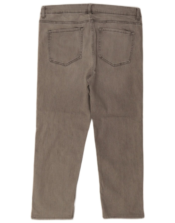 Женские прямые джинсы Marks & Spencer The Sienna UK 16, большие W34 L25, серые