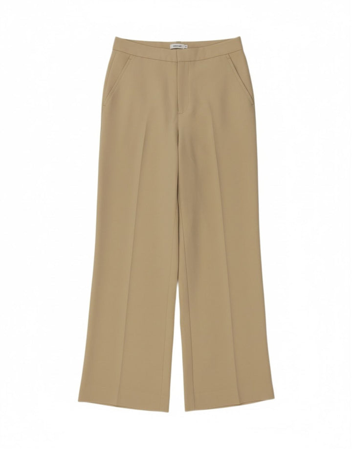STEFANEL Womens Bootcut Chino Trousers IT 40 Small W28 L30 Beige Polyester Vintage Stefanel and Second-Hand Stefanel from Messina Hembry 