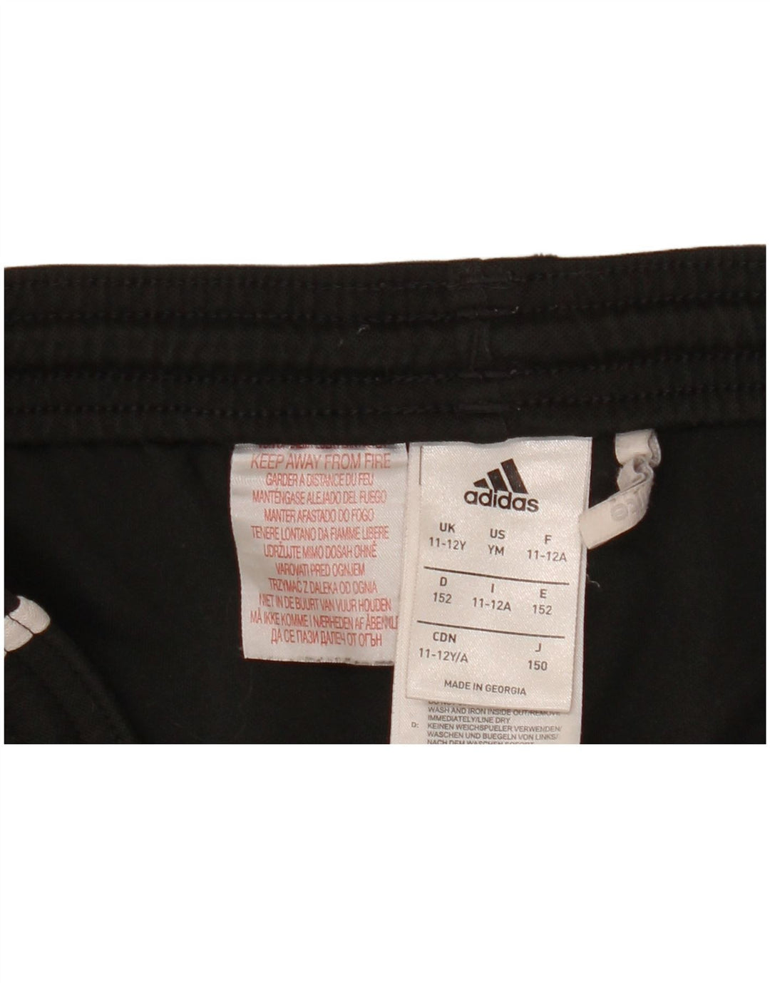 Adidas Boys Climalite Sportshorts 11-12 år Sort polyester