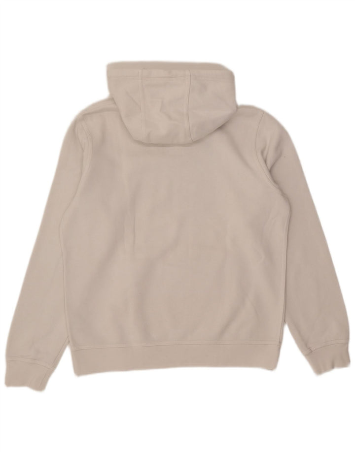 Nike Mens Hoodie Jumper Medium White Cotton