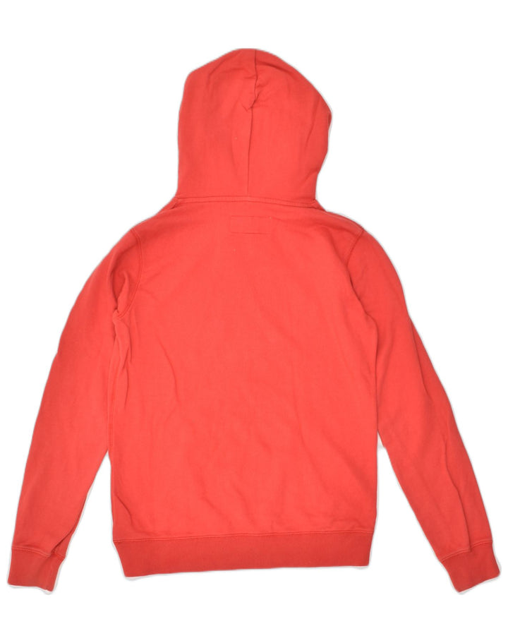 JACK WILLS Womens Classic Fit Graphic Hoodie Jumper UK 10 Small  Red | Vintage Jack Wills | Thrift | Second-Hand Jack Wills | Used Clothing | Messina Hembry 