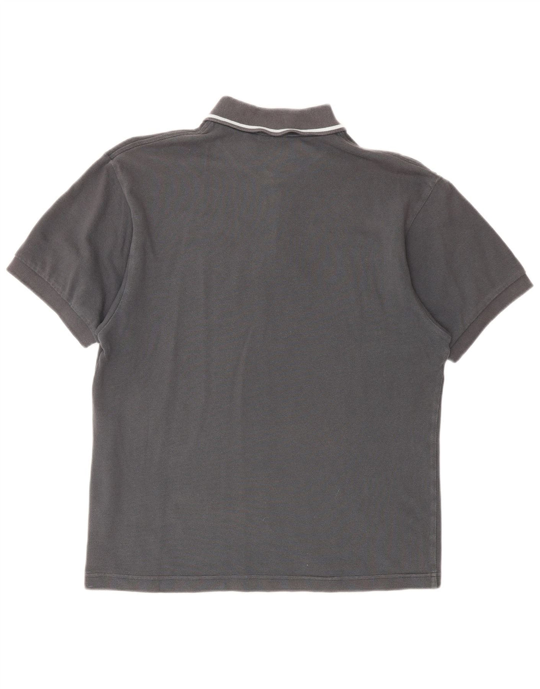 CHAMPION Mens Polo Shirt Medium Grey Cotton