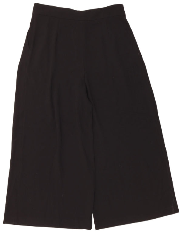 Zara Damen-PEGged-Cropped-Hose 2XL W34 L28 Schwarz Polyester