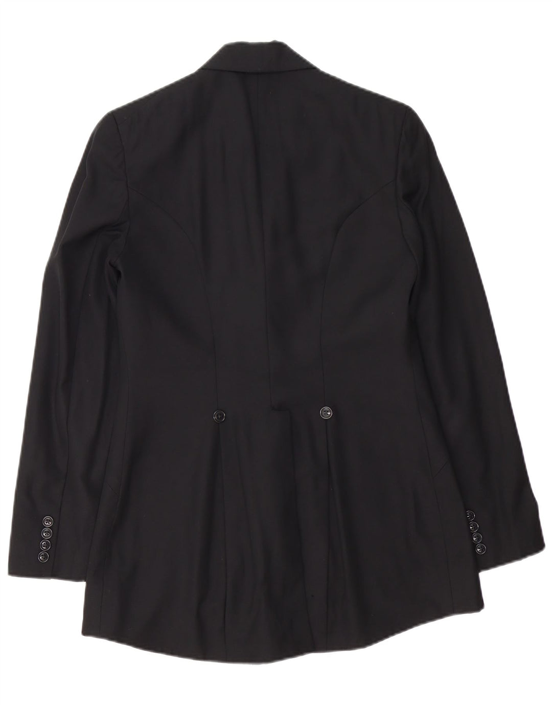 Ralph Lauren Veste blazer à 1 bouton pour femme US 8 en laine noire moyenne