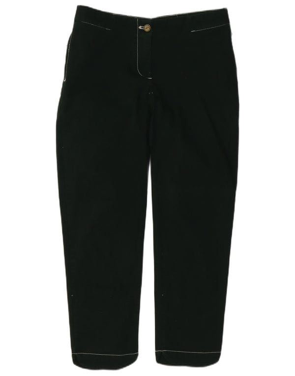 Armani Womens Straight Casual Trousers W29 L27 Green Cotton