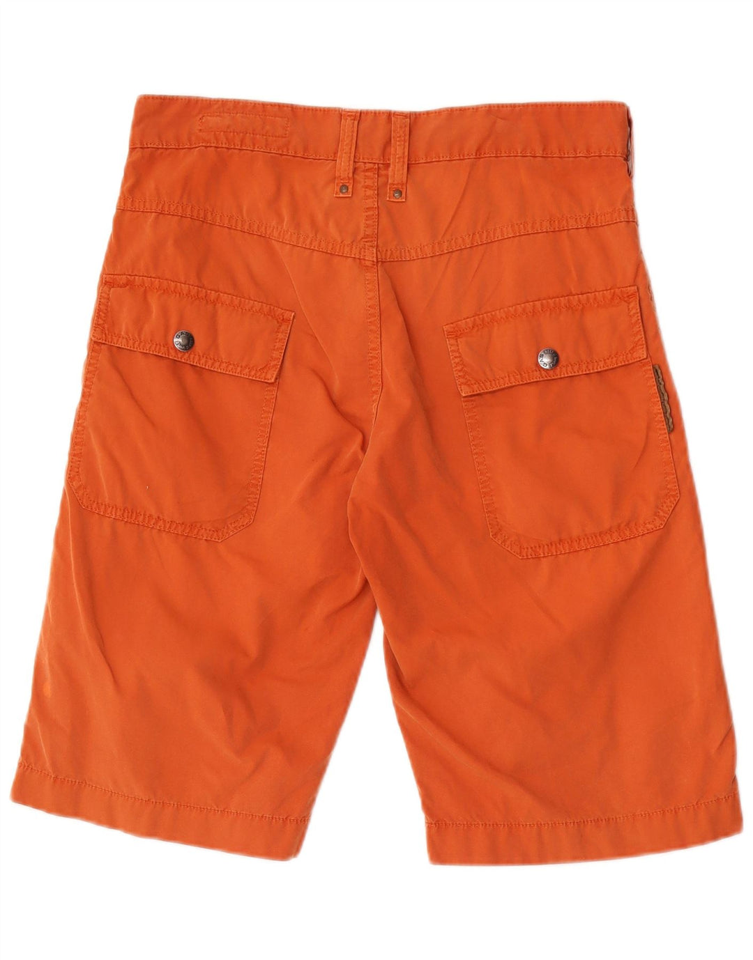 Gas Mens Chino Shorts W31 Medium Orange Cotton