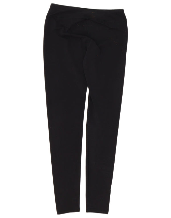 Under Armour Womens Graphic Leggings UK 10 Small Black Cotton