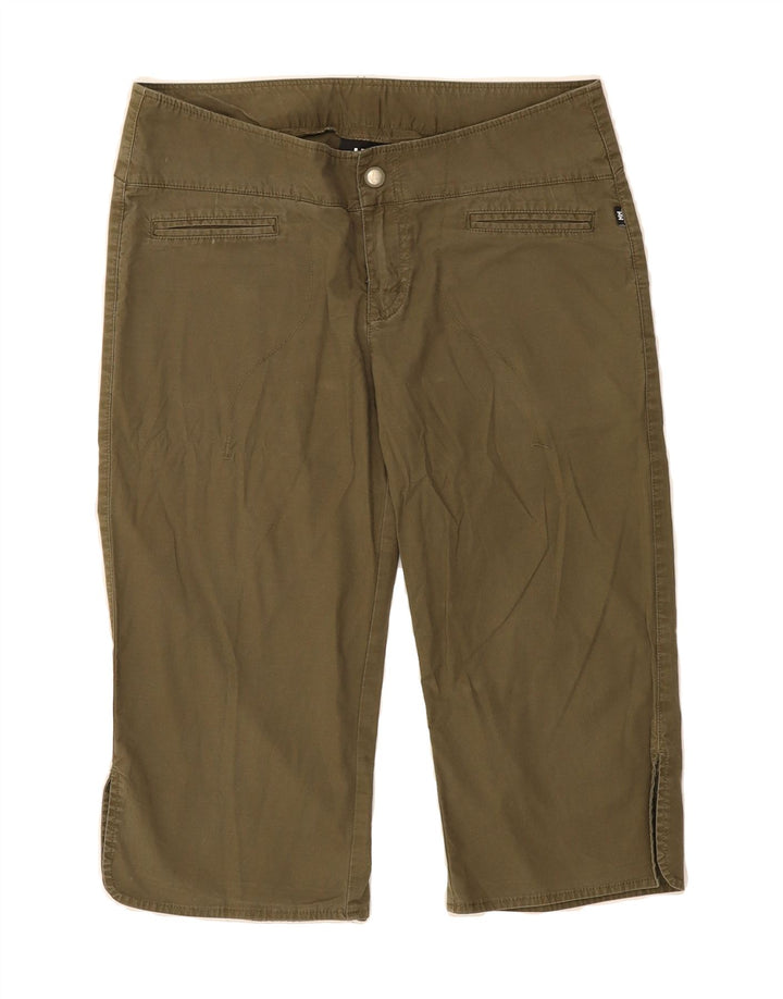 HELLY HANSEN Womens Bermuda Shorts Small W31 L17 Khaki Cotton Vintage Helly Hansen and Second-Hand Helly Hansen from Messina Hembry 