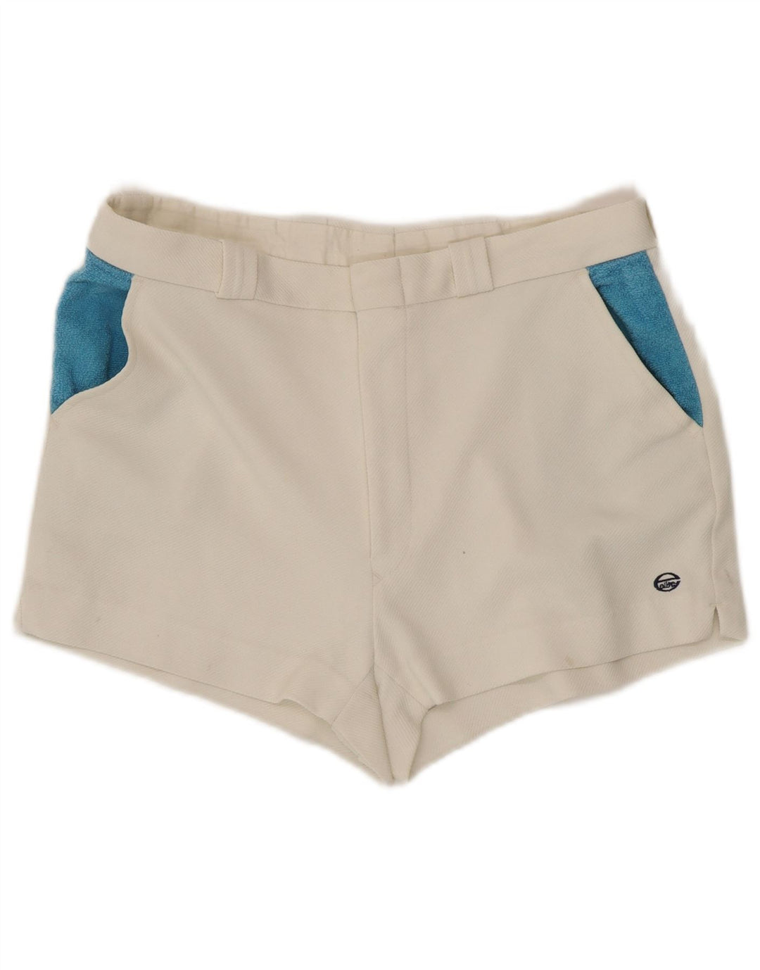 Pantaloncini casual da donna Elite IT 50 Large W34 Poliestere color block bianco