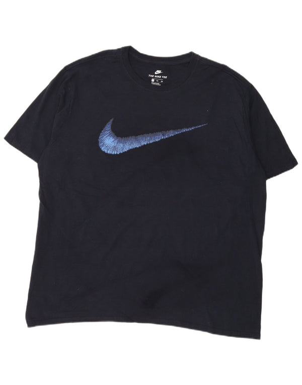 Męski T-shirt Nike Athletic Cut Graphic Top 2XL Granatowy