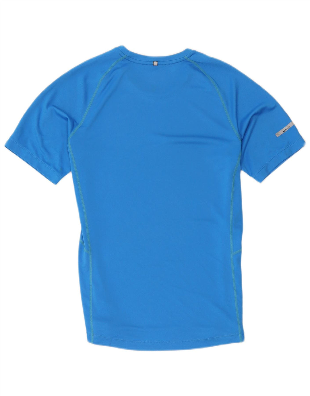 Nike Mens Dri Fit Camiseta Top Médio Azul Poliéster