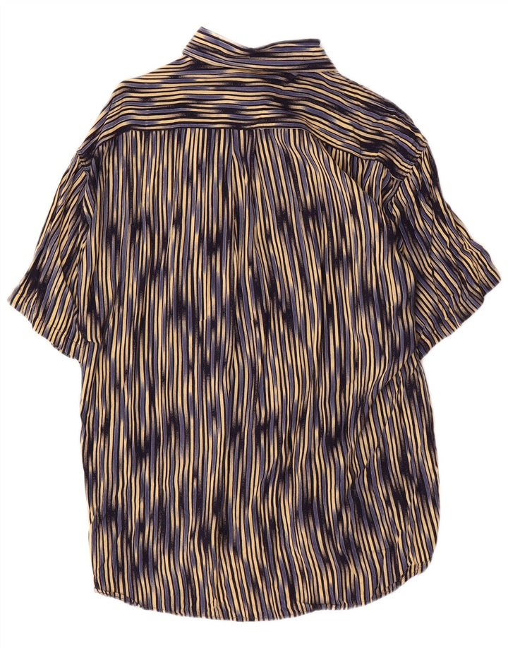 Tipo' S Mens Short Sleeve Shirt Large Multicoloured Striped Viscose