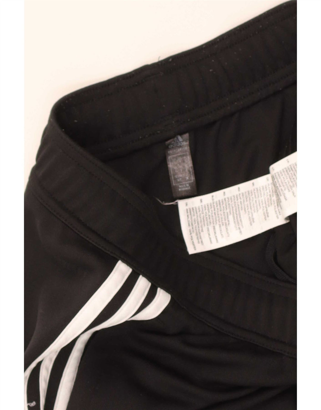 Calça Adidas Mens Treino Pequeno Poliéster Preto