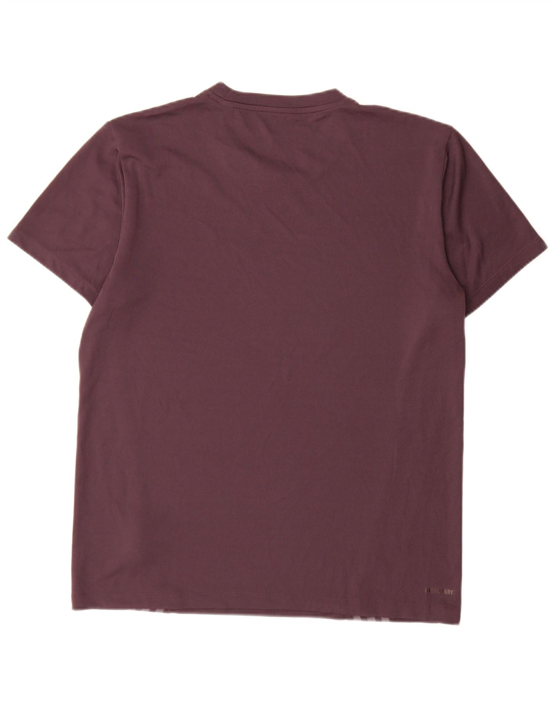 Adidas Mens T-Shirt Top Large Purple Polyester