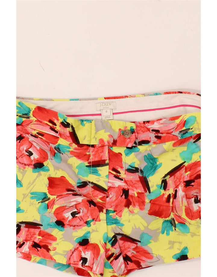 J. CREW Womens Chino Shorts US 6 Medium W30  Multicoloured Floral Cotton Vintage J. Crew and Second-Hand J. Crew from Messina Hembry 