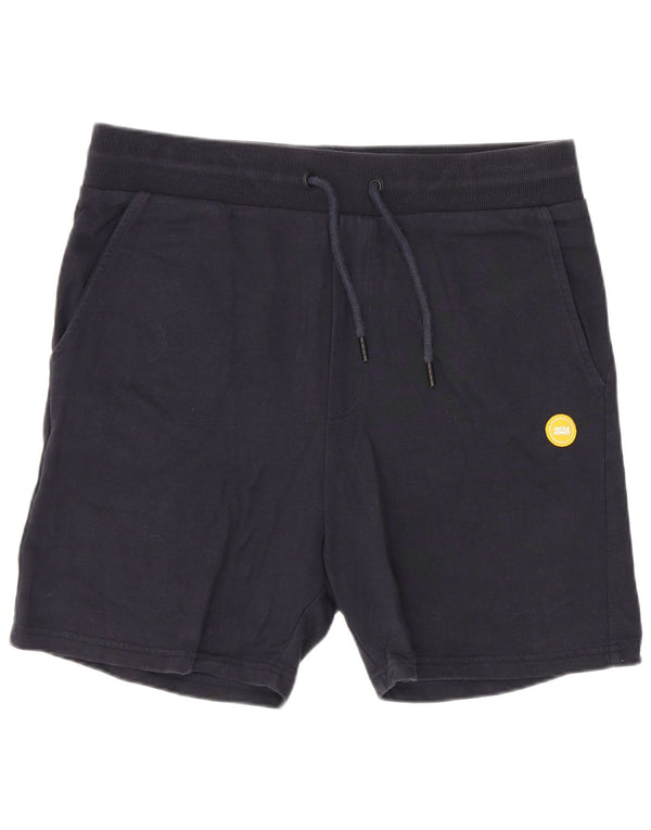 Jack & Jones Mens Sport Shorts Medium Navy Blue Cotton