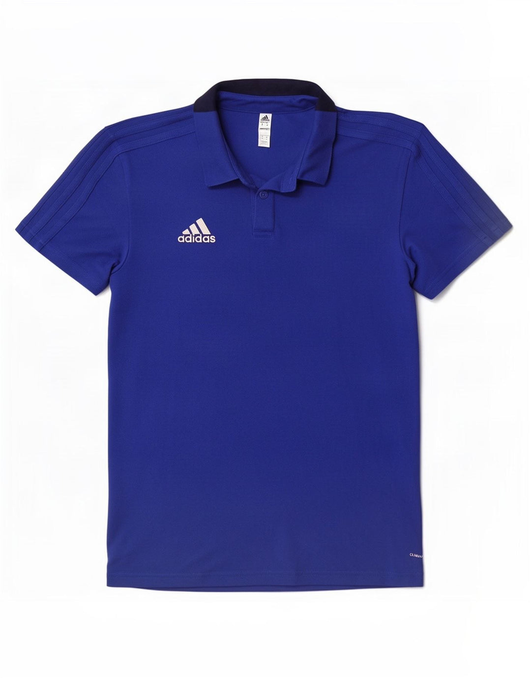 Adidas Mens Climalite Polo Shirt Medium Blue Colourblock Cotton