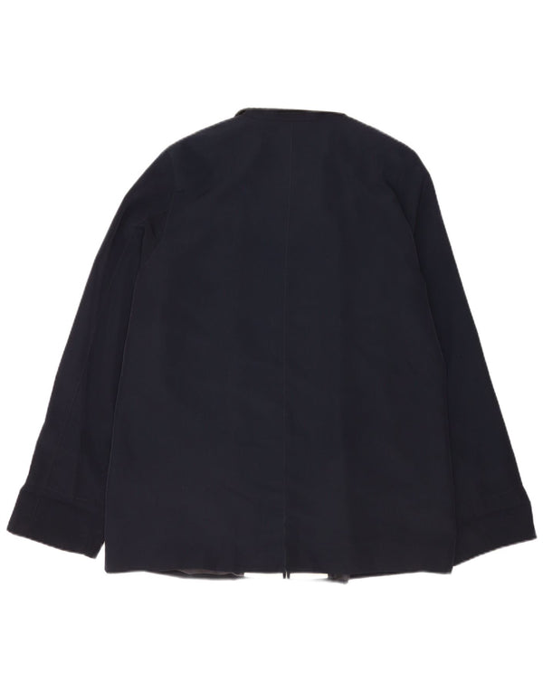 Marks & Spencer Chaqueta Bomber para Mujer UK 40 Grande Poliéster Azul Marino