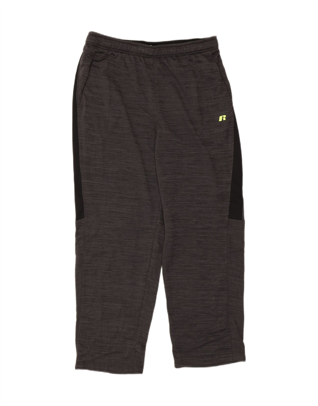 RUSSELL ATHLETIC Mens Dri-Power Tracksuit Trousers Large  Grey Colourblock Vintage Russell Athletic and Second-Hand Russell Athletic from Messina Hembry 