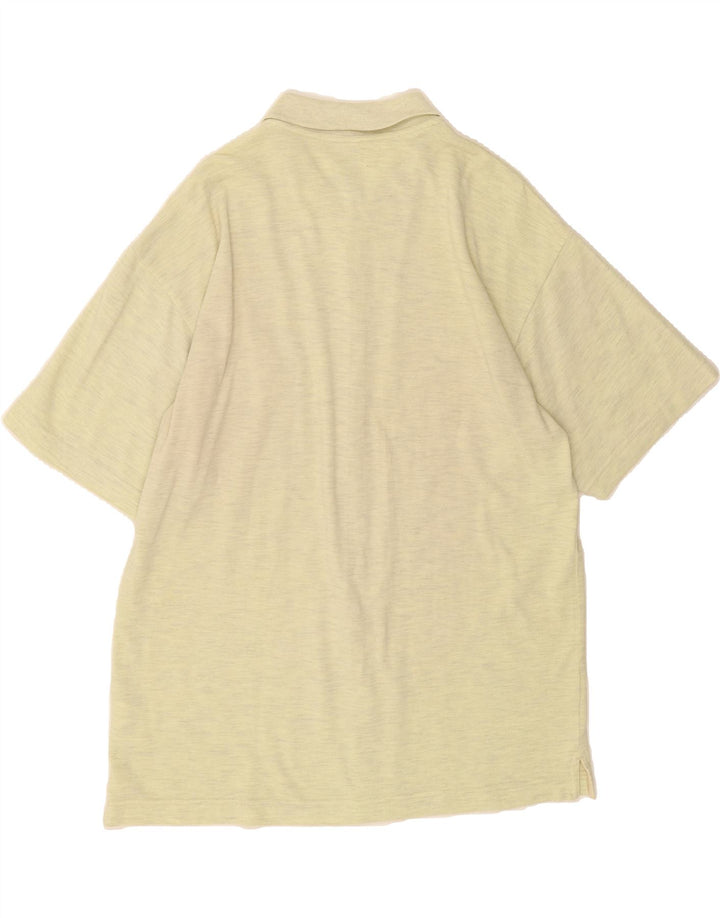 LOTTO Mens Short Sleeve Shirt UK 40/42 Medium Yellow Polyester Vintage Lotto and Second-Hand Lotto from Messina Hembry 