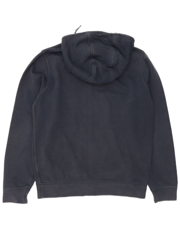 Nike Mens Zip Hoodie Sweater Medium Navy Blue Cotton