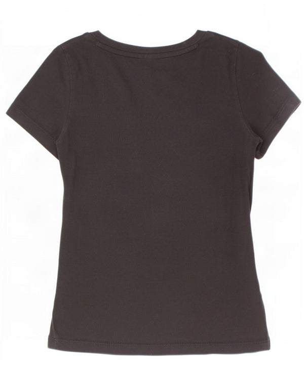Puma Boys Graphic T-Shirt Top 7-8 Years Μαύρο