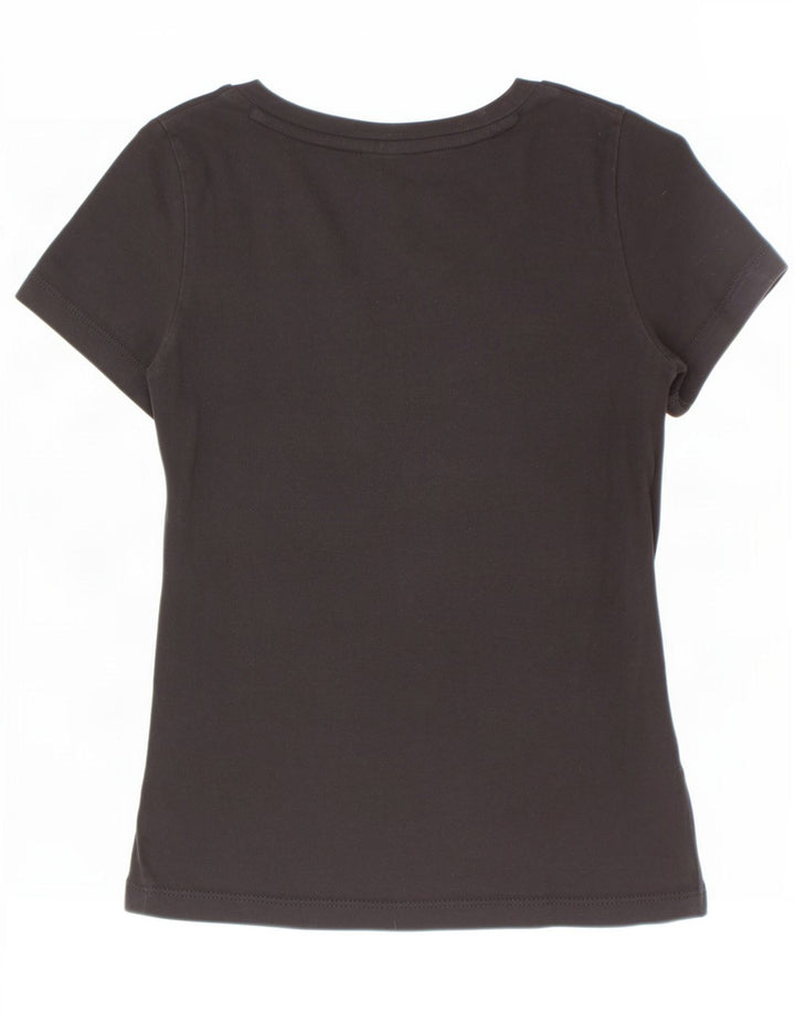 Puma Boys Graphic T-Shirt Top 7-8 Years Μαύρο