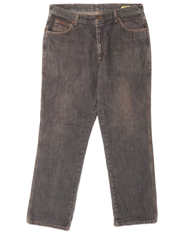 Wrangler Jean Droit Ohio Homme W36 L32 Bleu Marine Coton