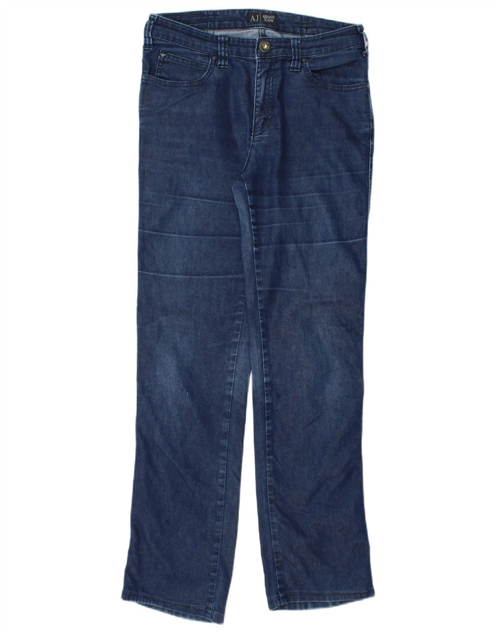 Armani Womens Straight Jeans W29 L28 Navy Blue