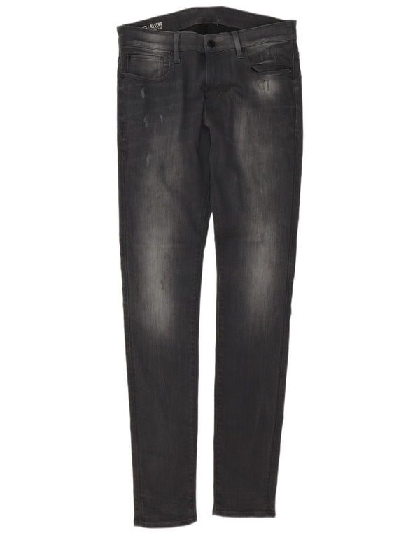 G-Star Mens Revend Distressed Super Slim farmer W34 L36 szürke pamut