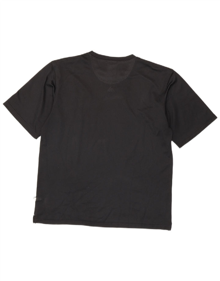 T-shirt da uomo Adidas Top Small nera in poliestere