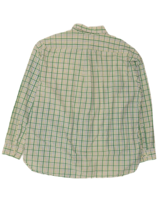 Tommy Hilfiger Chemise Homme 2XL Vert à Carreaux Coton