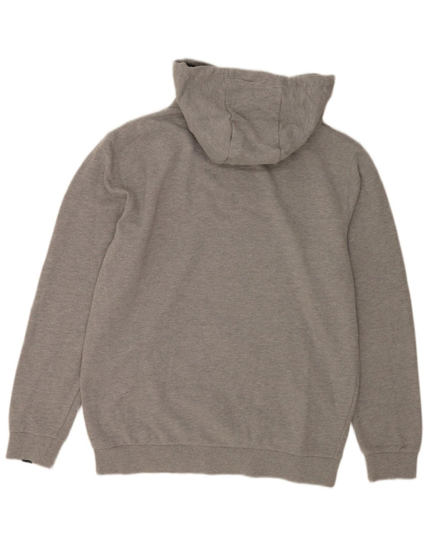 Ellesse Herren-Kapuzenpullover, groß, graue Baumwolle