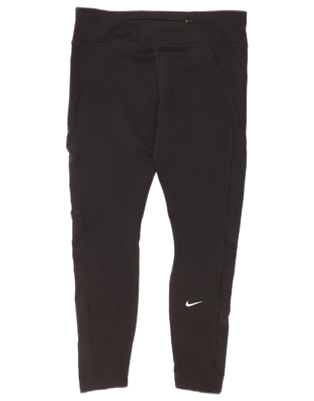 Nike Dame Dri Fit Leggings Large Sort Polyester