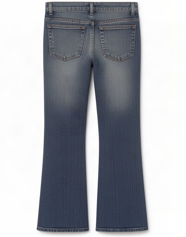 Gap Womens Flared Jeans UK 4 XS W27 L29 Blue Cotton