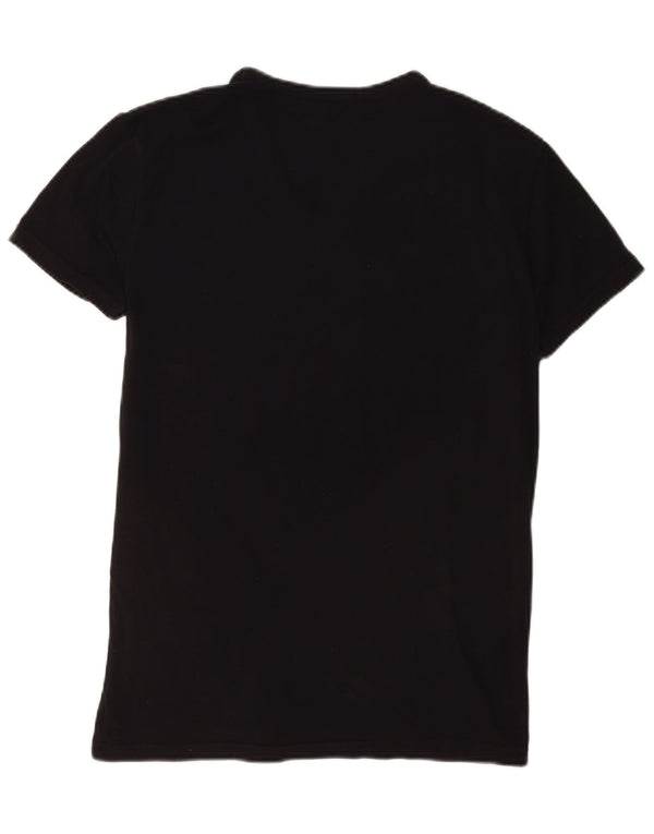 T-shirt męski Emporio Armani, top XL, czarna bawełna