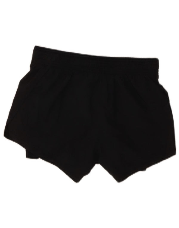 Nike Womens Dri Fit Sport Shorts UK 4 XS  Black Polyester