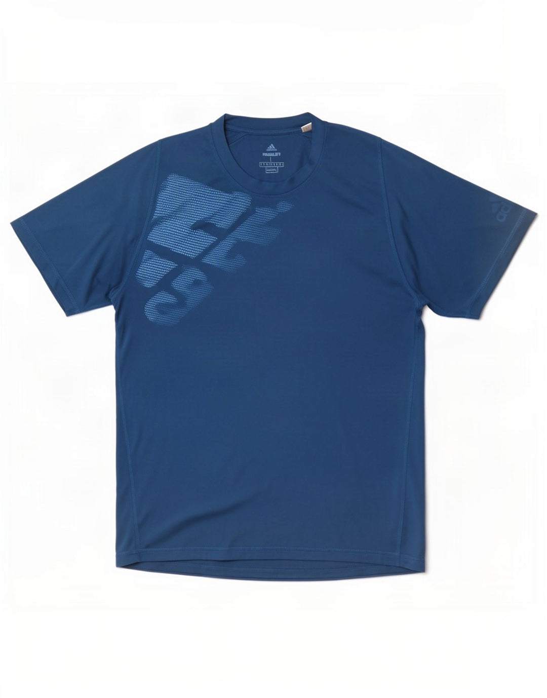 Adidas Herren Climalite Graphic T-Shirt Top Large Blau