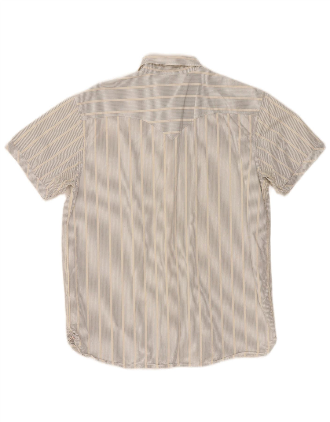 Camicia a maniche corte da uomo Levi's in cotone a righe blu medio