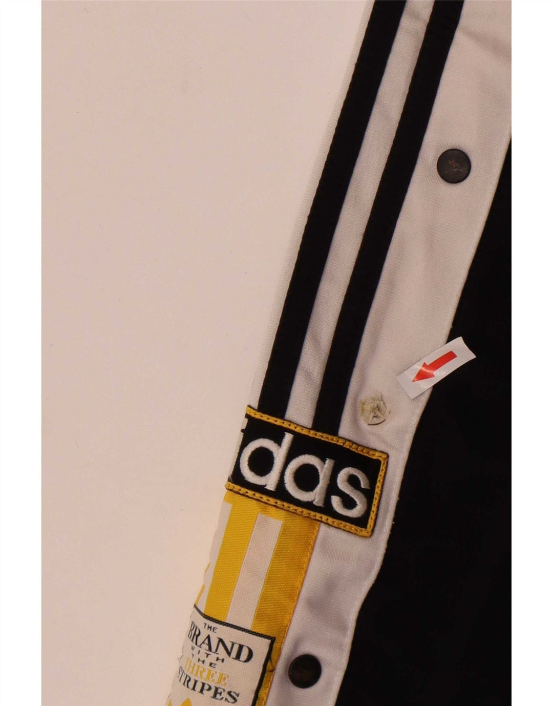 Adidas Mens Graphic Tracksuit Trousers Medium Black Colourblock Polyester