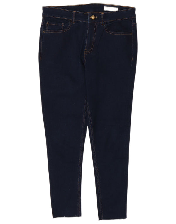 Marks & Spencer Donna The Ivy Skinny Jeans UK 12 Medio W30 L25 Blu Navy