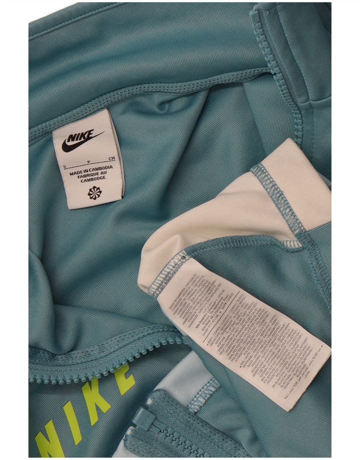 Nike Damen-Trainingsanzug-Oberteil mit übergroßer Grafik, Größe UK 10, Größe S, Blau