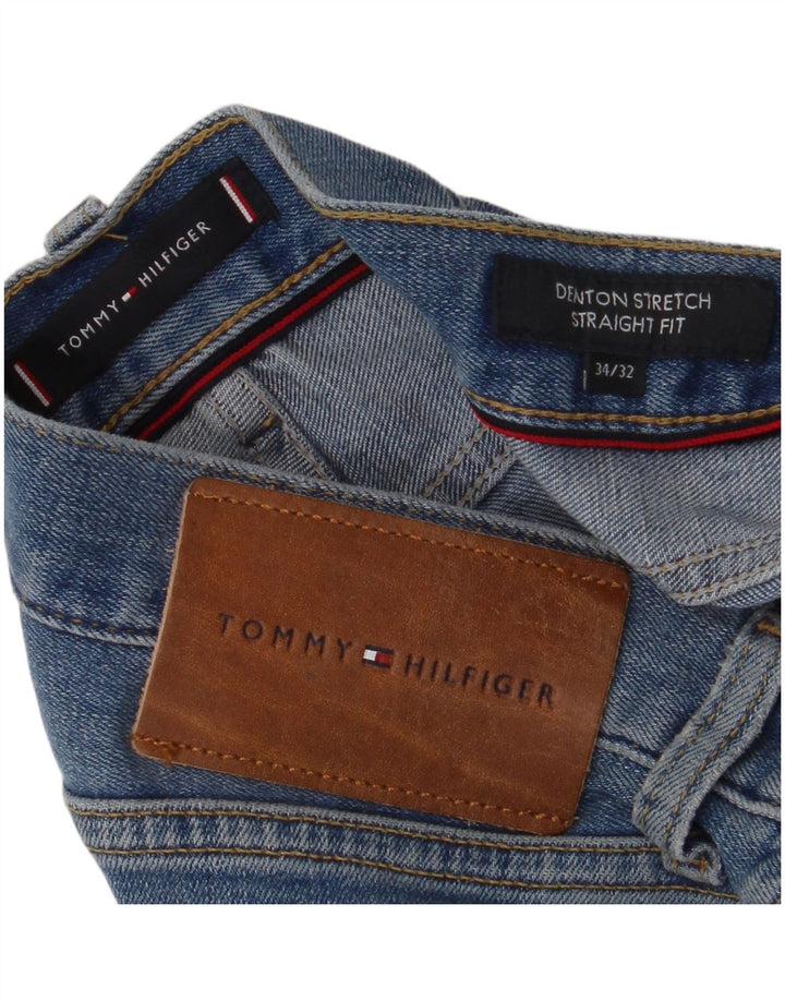 Tommy Hilfiger Mens Denton Straight Jeans W34 L32 Blue
