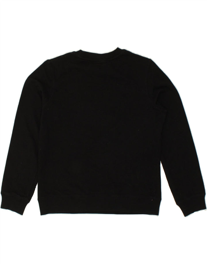 FILA Womens Sweatshirt Jumper UK 16 Large Black Cotton Vintage Fila and Second-Hand Fila from Messina Hembry 