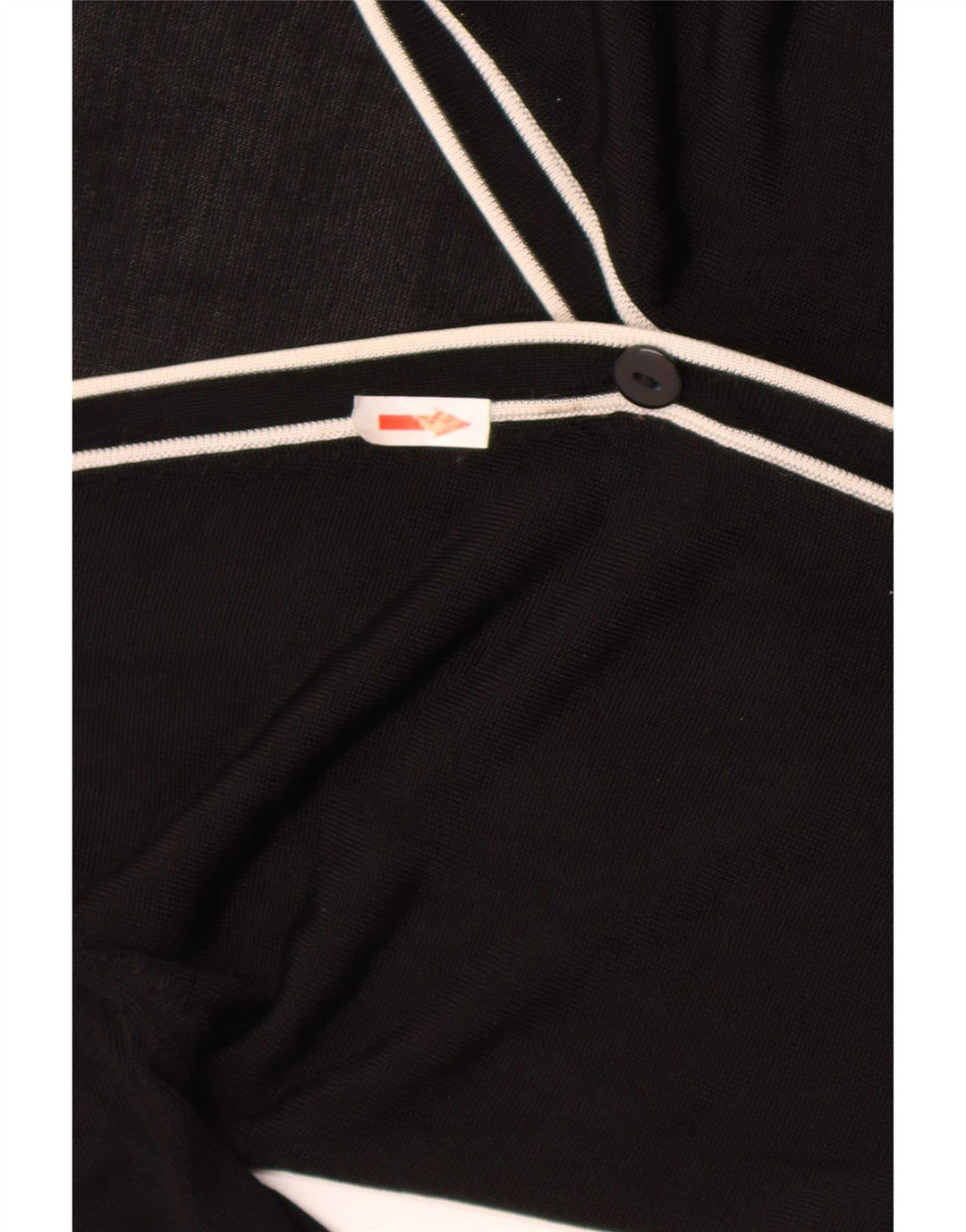 Zara Womens Cardigan Sweater UK 12 Medium Black Colourblock Rayon