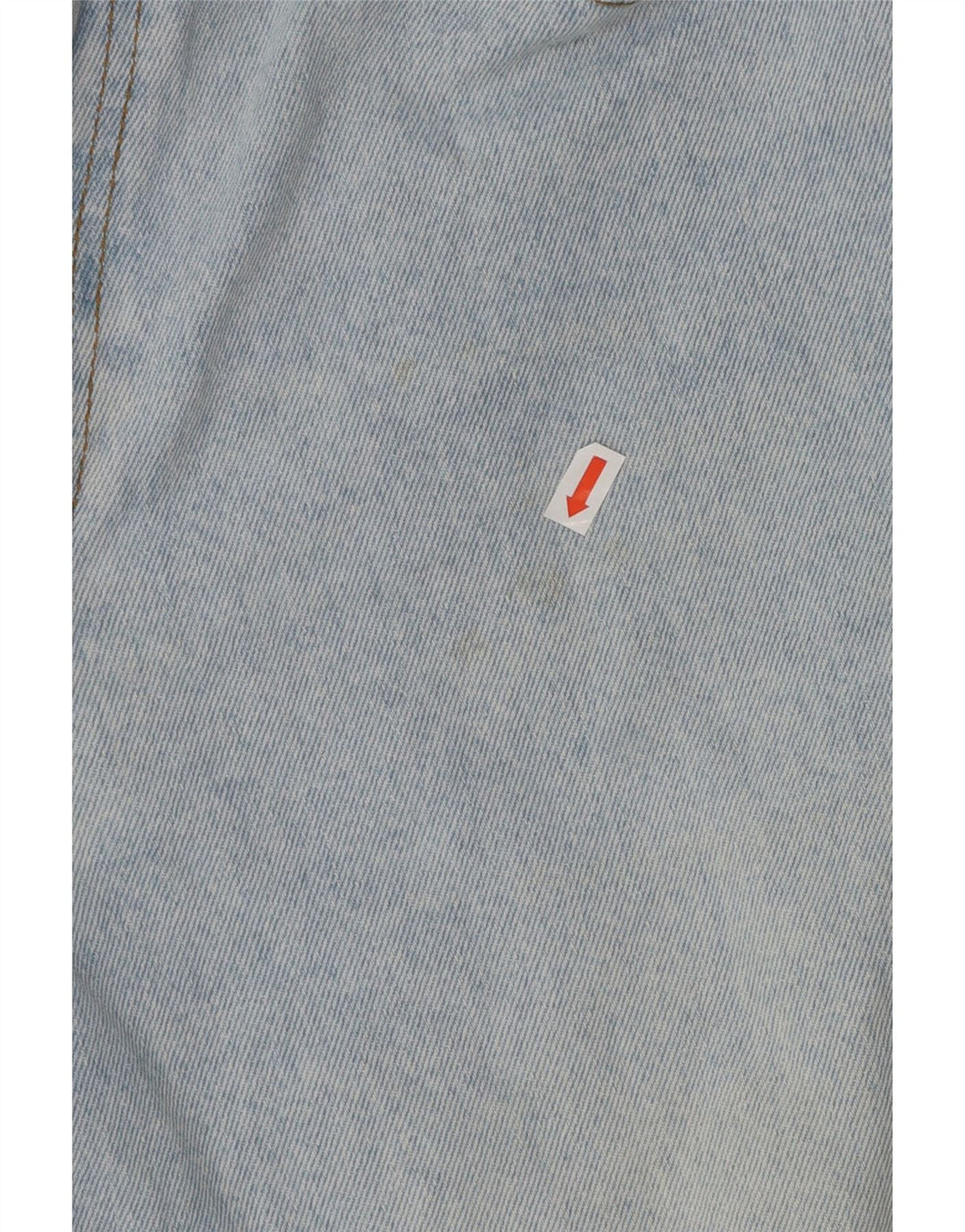 VINTAGE Womens Denim Shorts W29 Medium Blue Cotton