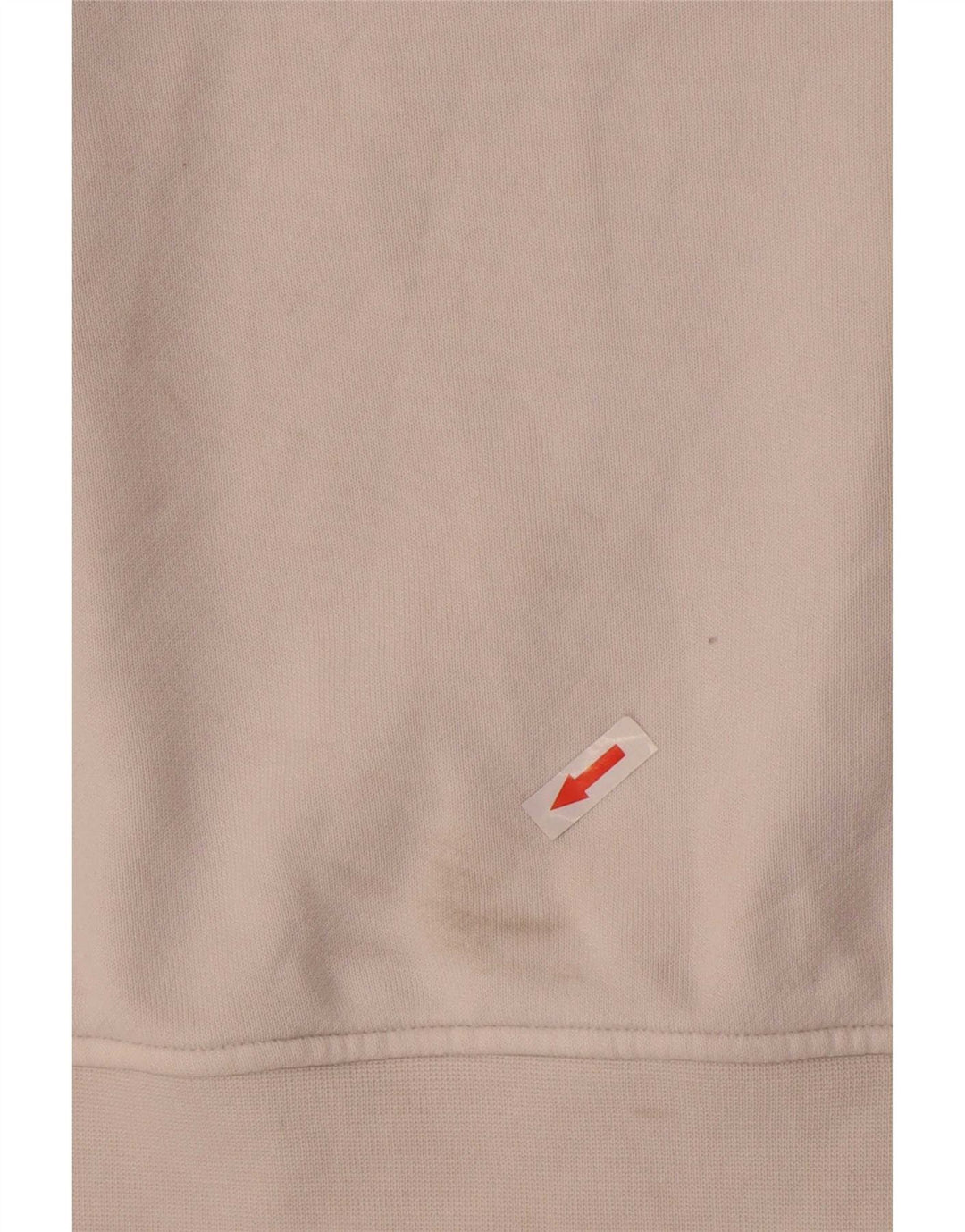 Adidas Womens Oversized Sweatshirt Jumper UK 10 Small White Cotton
