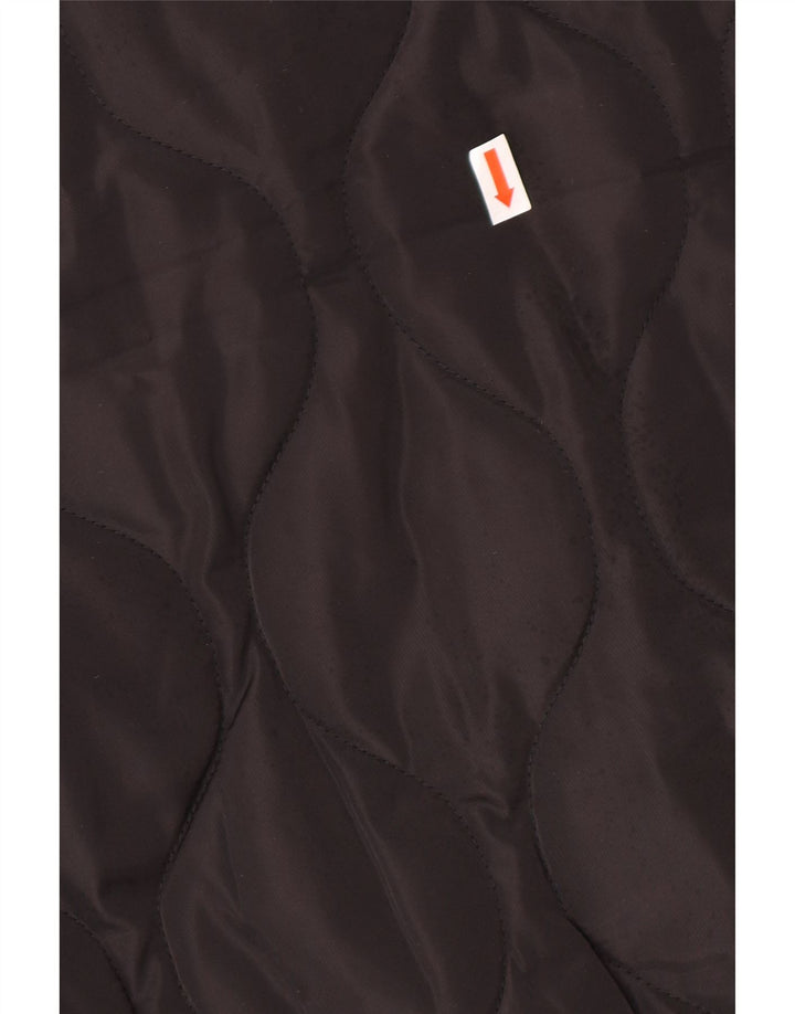MARKS & SPENCER Boys Padded Gilet 11-12 Years Black Polyester