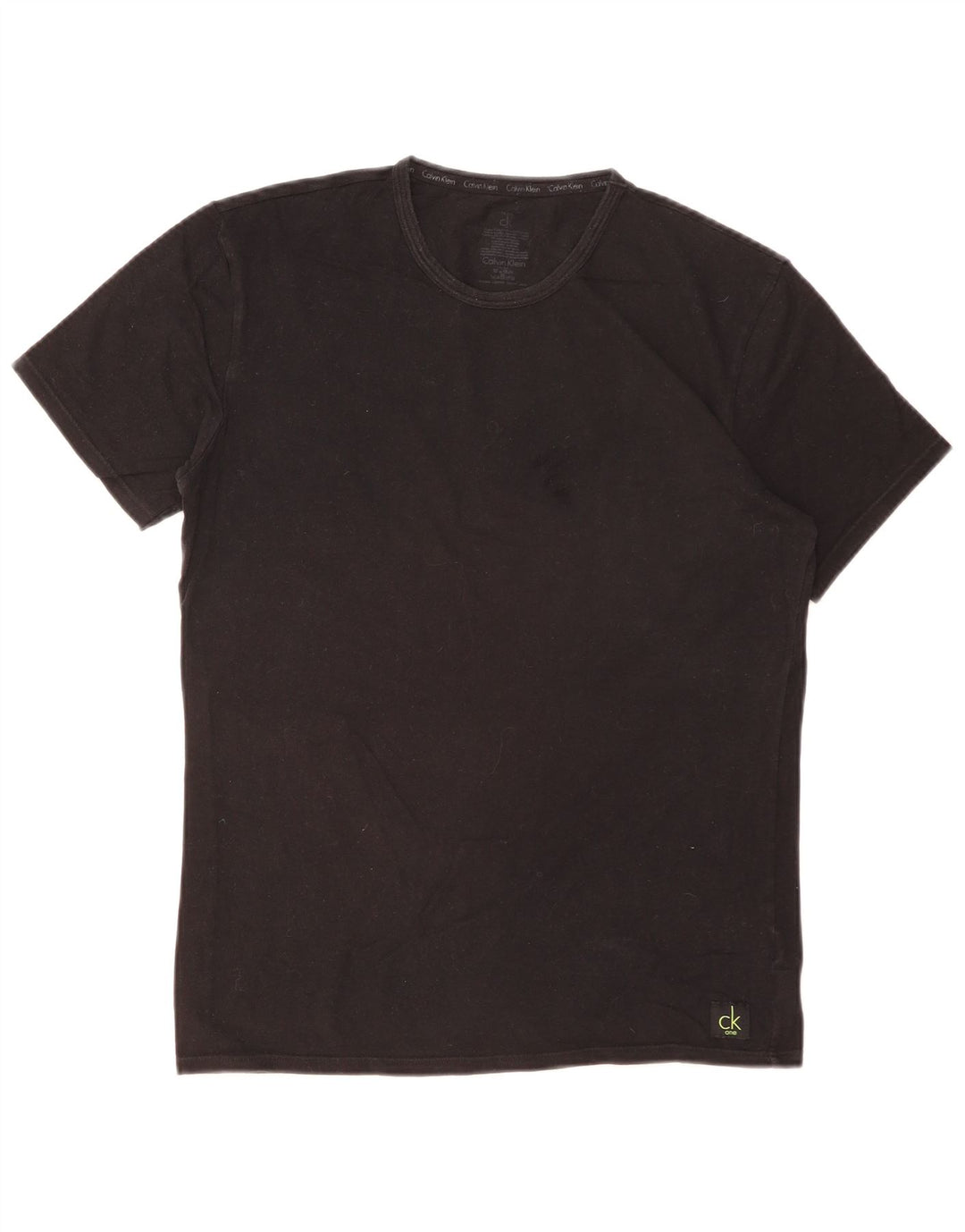 Calvin Klein Mens T-Shirt Top Medium Black